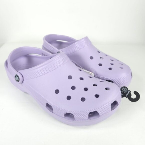 NWT CROCS Classic Clogs Lavender UNISEX 10001-530 Size Men’s 10   Women’s‎ 12 - Picture 2 of 16